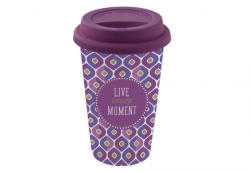 Cestovní hrnek LIVE EVERY MOMENT 350ml